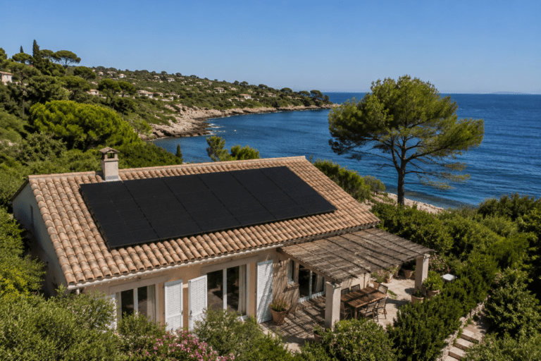 Installation photovoltaïque sur toiture provençale dans le Var par Innovasun