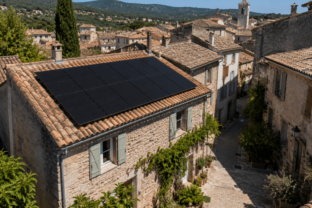 Onduleur Enphase IQ et compteur de production photovoltaïque dans le Var